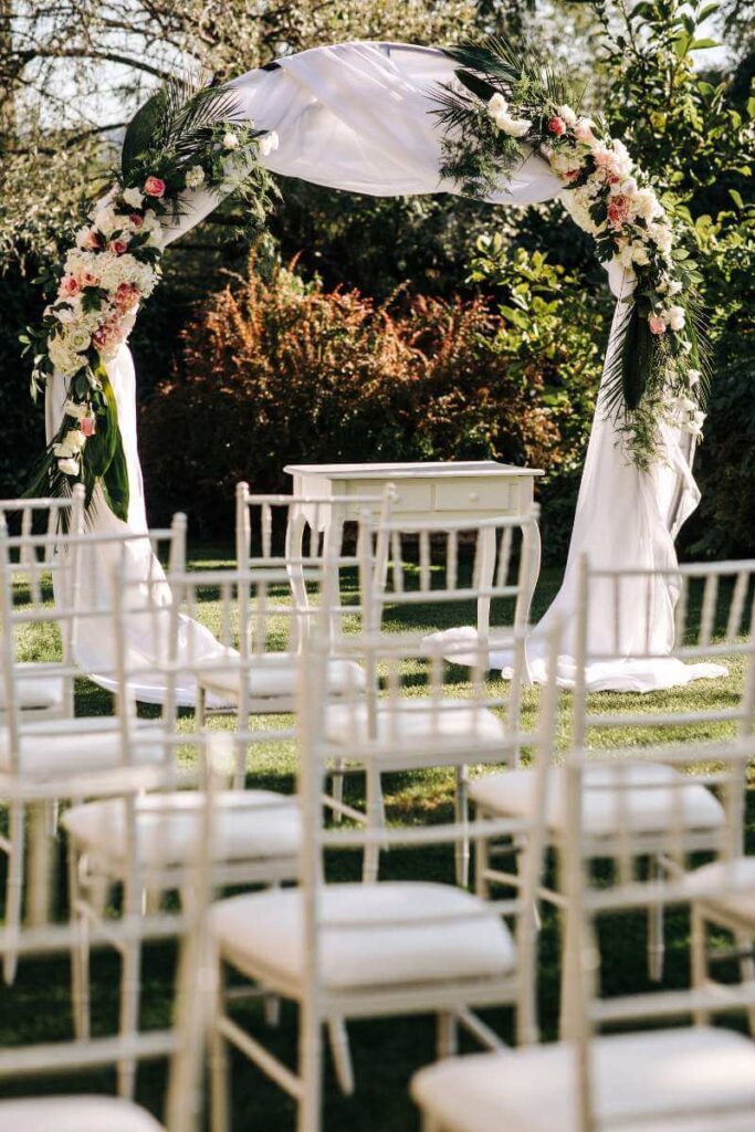 Decoração do casamento