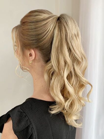 Penteado Rabo de Cavalo para Madrinhas de Casamento