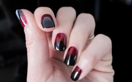 unhas de noiva para o casamento: Efeito Ombré